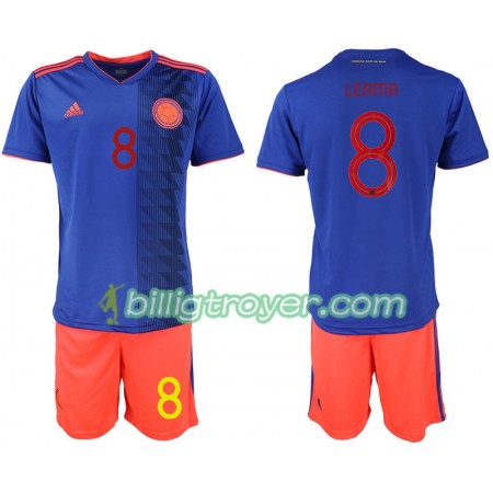 Billige Fotballdrakter Colombia LERMA 8 Barn Bortedraktsett Copa América 2019 Kortermet